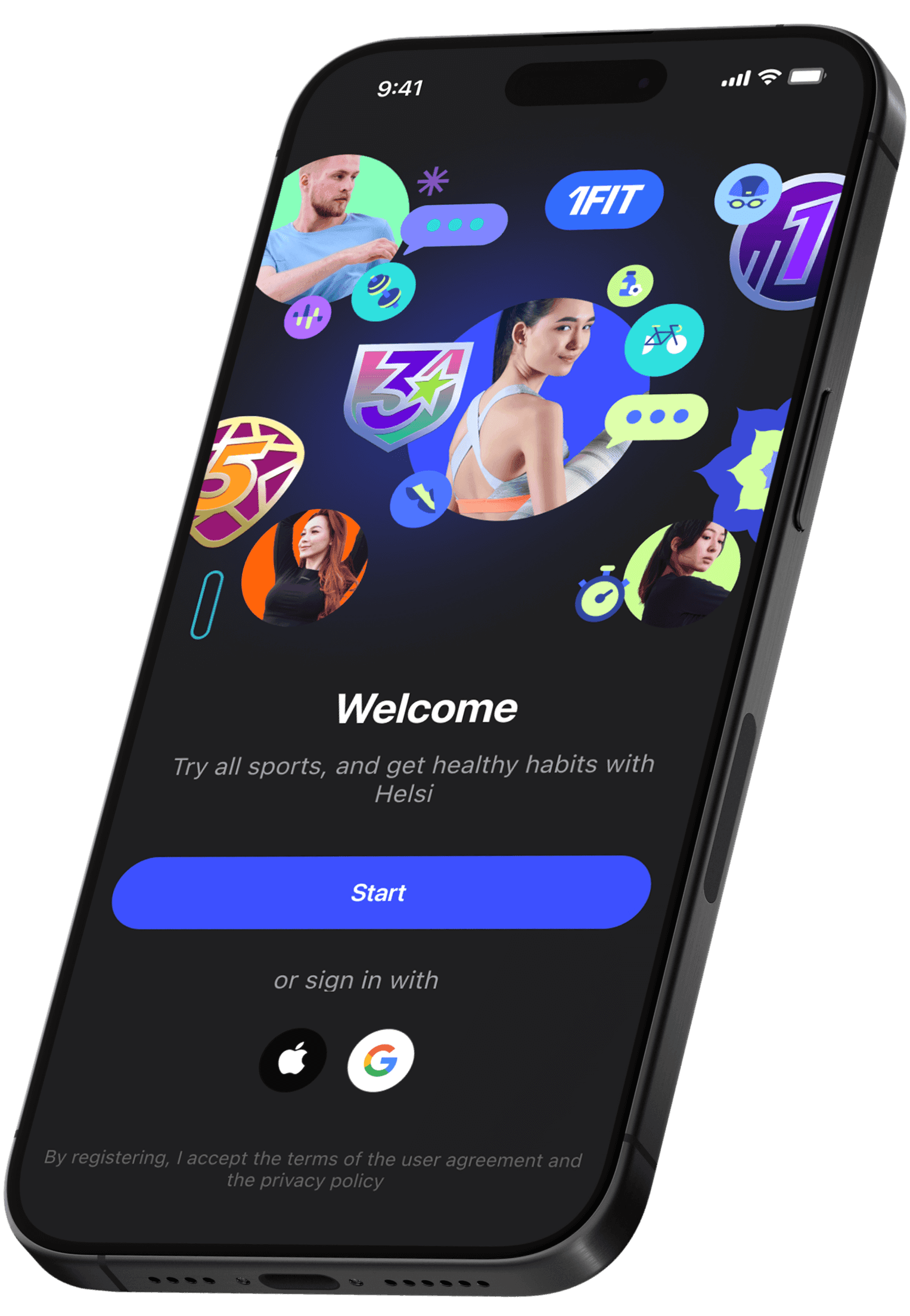 Скачайте приложение 1Fit и начните тренироваться